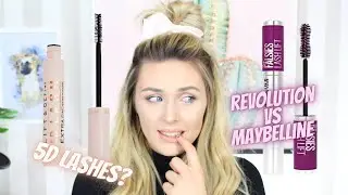 *IM SHOOK* MAKEUP REVOLUTION 5D LASHES MASCARA VS MAYBELLINE FALSIES LASH LIFT 🥊