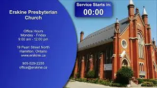 Sept 14, 2025 | Erskine Church | Rev. Robin Ellis | Called to Be a Blessing to Your Neighbourhood