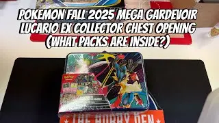 Открытие коллекционного сундука Pokemon Fall 2025 Mega Gardevoir ex и Lucario ex (какие наборы вн...