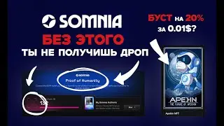 SOMNIA БЕЗ ЭТОГО НЕ ПОЛУЧИШЬ ДРОП! БУСТ ПОИНТОВ НА 20% ЗА 0.01$? СДЕЛАЙ ЭТО!