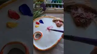 Больше видео на канале 🔥 #росписьобуви #росписьодежды #палитра #custom #diy #decoration #искусство