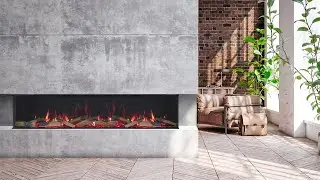 Vision Futura Electric Fireplaces - Stunning range of designer electric fires ideal for Media Walls