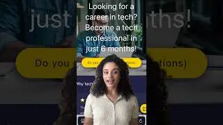 Looking for a career in tech? Become a tech professional in just 6 months!