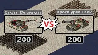 Stolen Tech Battle - Iron Dragon vs Apocalypse - Red Alert 2 Mental Omega