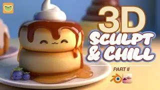 Kawaii Soufflé Pancake // Nomad Sculpt Full Tutorial // Part 2