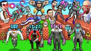 CHOOSE the RIGHT SPEAKER & CAMERA MAN to SAVE TV WOMAN vs SKIBIDI TOILET in MINECRAFT animation