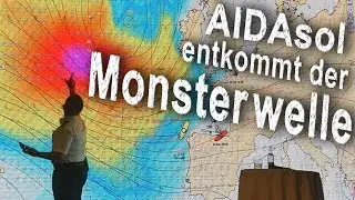 AIDAsol entkommt der Monsterwelle - Von Hamburg nach Mallorca