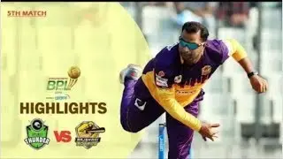 Rajshahi royals vs  Sylhet Thunder highlights /5th match / Season 7/Banagabandhu BPL 2019-20