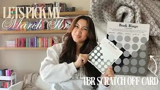 Picking my march TBR (book scratch off)
