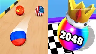 Marble Run 3D VS Ball Merge 2048 💎💎💎All Levels Gameplay Android, ios (Part 223)
