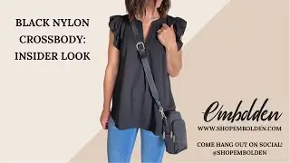 Black Nylon Crossbody - Insider Look