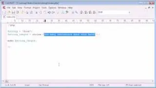 Beginner PHP Tutorial - 46 - String Functions: String Length
