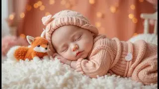 Baby Sleeping with Fox Plush Toy 🦊🧡 | 3 Hours Warm Lullabies for Peaceful Baby Sleep #Lullaby