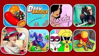 CANDY CRUSH / DRAW BRIDGE / GTA VICE CITY / IDS / JOUNE'S JOURNEY / LUDUS / SPRUNKI / XP HERO