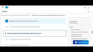 Data Cloud Consultant Certification Maintenance (Winter &rsquo;26)