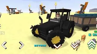 Blocky Farm Racing & Simulator | Wheat Harvest | Android Gameplay #38