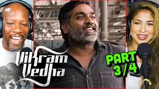 VIKRAM VEDHA (Tamil) Movie Reaction Part 3/4! | R Madhavan | Vijay Sethupathi | Shraddha Srinath