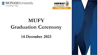 MUFY Graduation December 2023