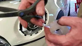 2017 Mini Cooper S, Painting the headlight rings black