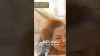 Deputada fica ferida ap&oacute;s explos&atilde;o de bomba durante ataque pol&iacute;tico em Honduras | #PrimeiroImpacto