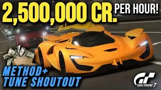 GT7 &mdash; метод получения 2 500 000 кредитов в час с глюком Tomahawk X! (Монстр 600PP)