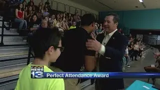 Albuquerque high schoolers rewarded for perfect attendance