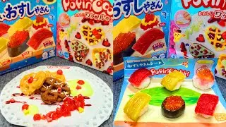 49MinSatisfying with Unboxing Interesting Japanese cracie DIY Candy Making Kits Set ASMRIReview Toys