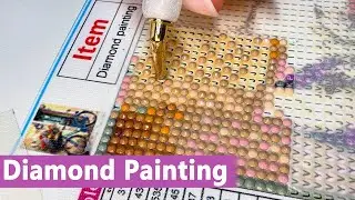 💎Relaxing Diamond Painting ASMR ✨ No Talking, Just Sparkle