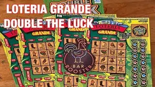 Лотерейные билеты Loteria Grande и Double the Luck‼️Скретч-карты Калифорнийской лотереи🤞🍀🍀🍀