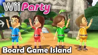 Wii Party - Board Game Island (Full Walkthrough)