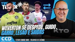 Timeline Tricolor #495: Despedida de Weverton, Guido Rodriguez, Garro, lesão e saídas do Grêmio 