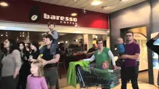 FlashMob - Ryslinge Efterskole i Roseg&aring;rdcenteret