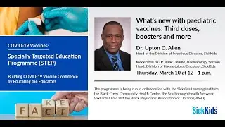 COVID-19 Vaccines: What&rsquo;s New With Pediatric Vaccines: Third Doses, Boosters and More