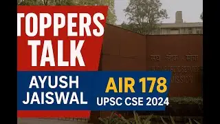 |UPSC CSE TOPPER| AYUSH JAISWAL AIR 178| #ias #civilserviceexam #upsc