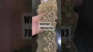 😍😍GOLDEN ZARI LACE/GOLDEN NET LACE DESIGNS WITH STONE WORK/LACE WHOLESALE ONLINE MAYRA FASHION