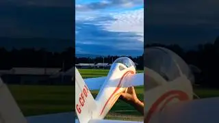 #rc Fms Fox 2300mm V2 Glider launch / touch n' go #shorts