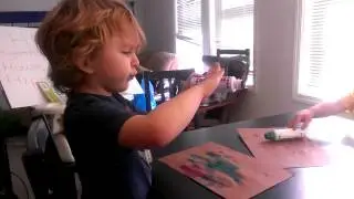 Louis demos Do A Dot Art Markers