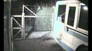 Earthquake effects in HGT bus yard, Kaiapoi