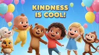 💕Be Kind, Be Cool! 😄 Kids Kindness Song | Fun Nursery Rhyme