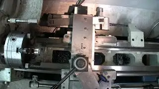 Taper attachment view on my lathe