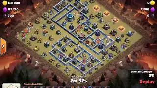 TH13 Split Base 3Star⭐️⭐️⭐️ YetiBo Hog Popular War Attack | Clash of Clans (2020) #clashofclans
