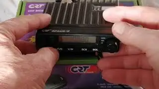 CRT Space-U Transceiver - 2 - Display Visibility and Programming From Front Panel
