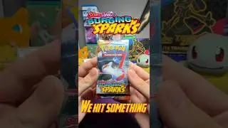 Surging Sparks we hit something!! #fypシ #pokemon #pokemoncards #pokemontcg #viral #cards #fyp #pika