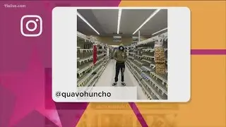 Madonna delivers a message about coronavirus from her bathtub, Quavo heads to empty store