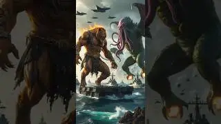 Bellator Bestia vs Cthulhu Rise of the Old One #shorts  #EpicMonsterBattles #FantasyCreatures