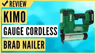 KIMO 20V 18 Gauge Cordless Brad Nailer/Stapler Kit Review