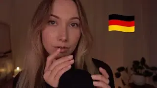ASMR Trying GERMAN Trigger Words (while in a rainstorm) 🇩🇪🌧️✨