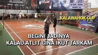 Atlit CINA Beraksi 诞生  Bi Ong / INDRA  vs ROBIN / Oo Turnamen SHAANC CUP/ KALAWAHOK  #羽毛球 #badminton