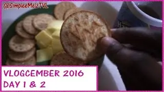 Vlogcember 2016: Day 1 & 2 | Burnt Crix, Black Tea & Insects |Simply Naturabelle's World