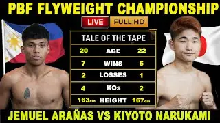 LIVE! PHILIPPINES VS JAPAN : JEMUEL ARANAS VS KIYOTO NARUKAMI | John Riel Casimero vs Naoya Inoue